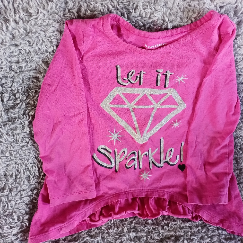 Long sleeve pink pullover